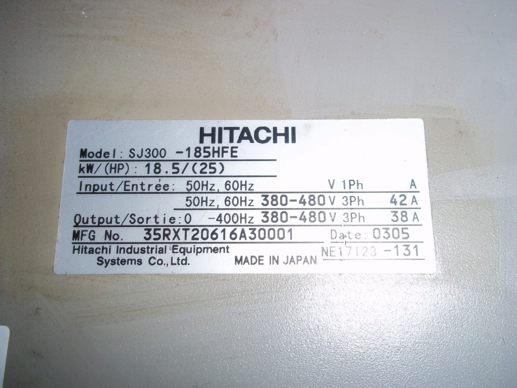 Image #1 of Repair SJ300-185HFE HITACHI SJ300 HITACHI SJ300 in Malaysia, Singapore, Thailand, Indonesia
