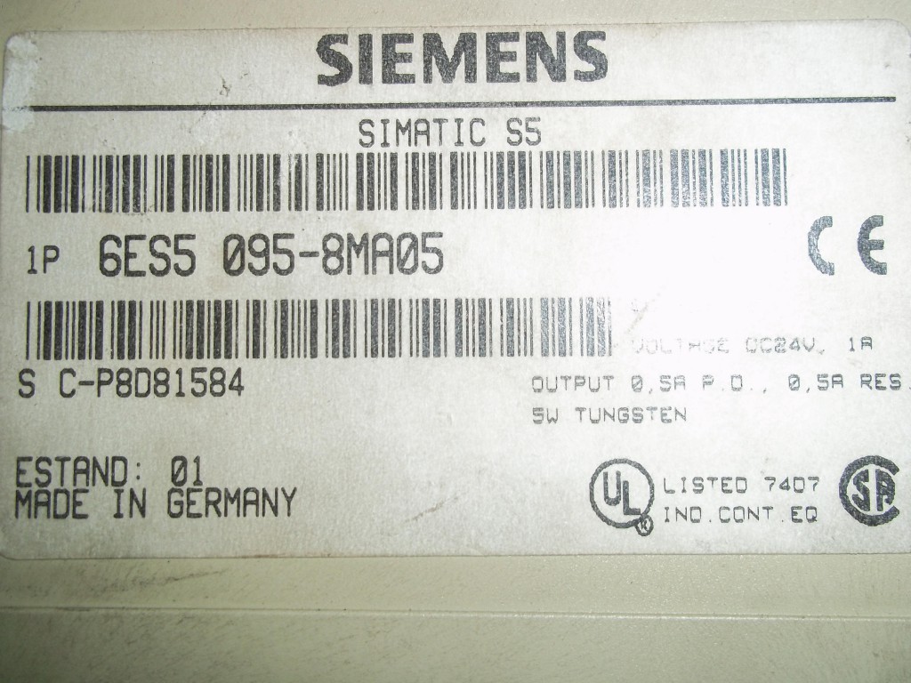 Image #1 of Repair 6ES5 095-8MA05 SIEMENS SIEMENS SIMATICS S5 in Malaysia, Singapore, Thailand, Indonesia
