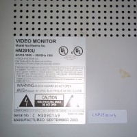 Repair HM2910U SAMSUNG VIDEO MONITOR in Malaysia, Singapore, Thailand, Indonesia
