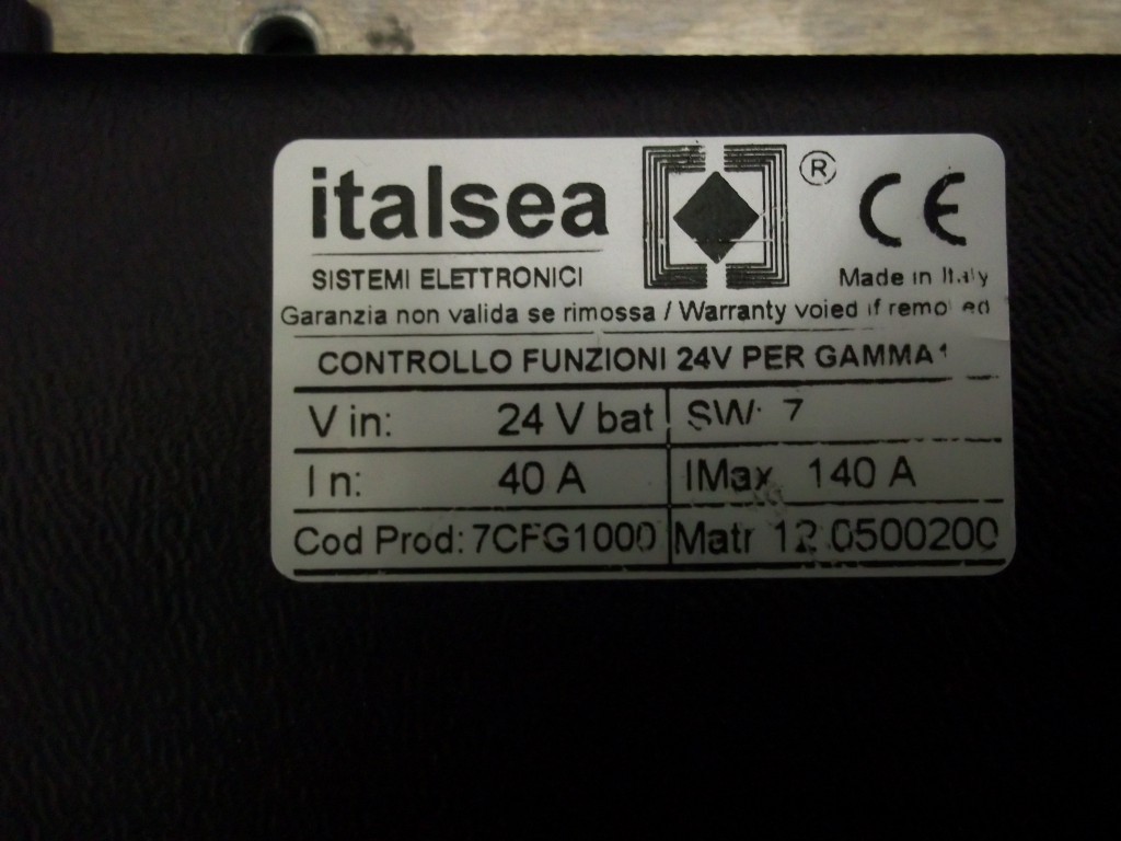 Image #1 of Repair SISBEMIL ITALSEA ITALSEA SISBEMIL ELECTRONIC CONTROL in Malaysia, Singapore, Thailand, Indonesia
