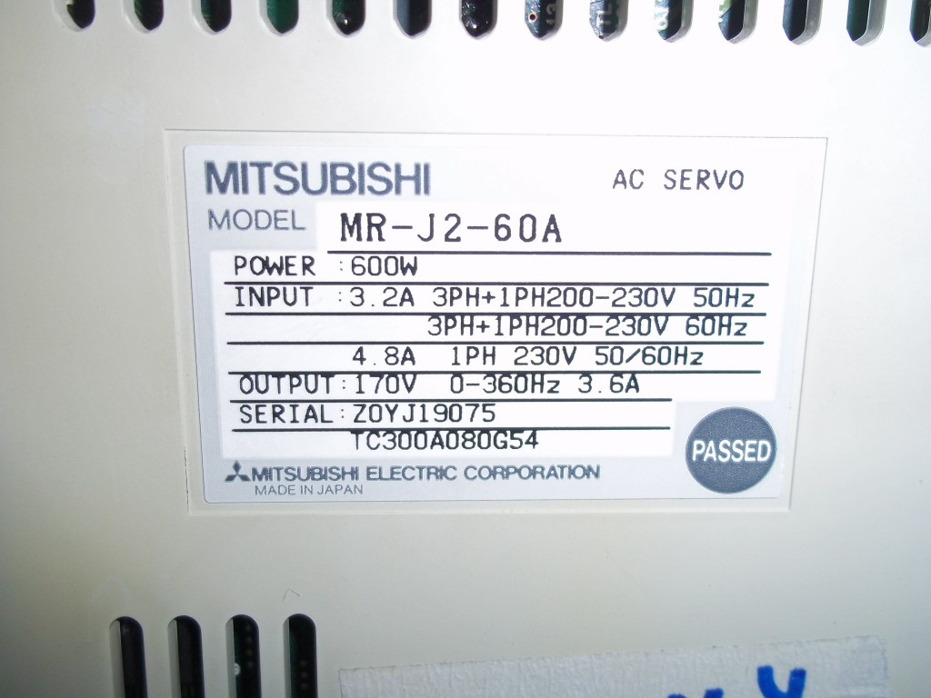 Image #2 of Repair MR-J2-60A MITSUBHISHI AC SERVO MODULE in Malaysia, Singapore, Thailand, Indonesia
