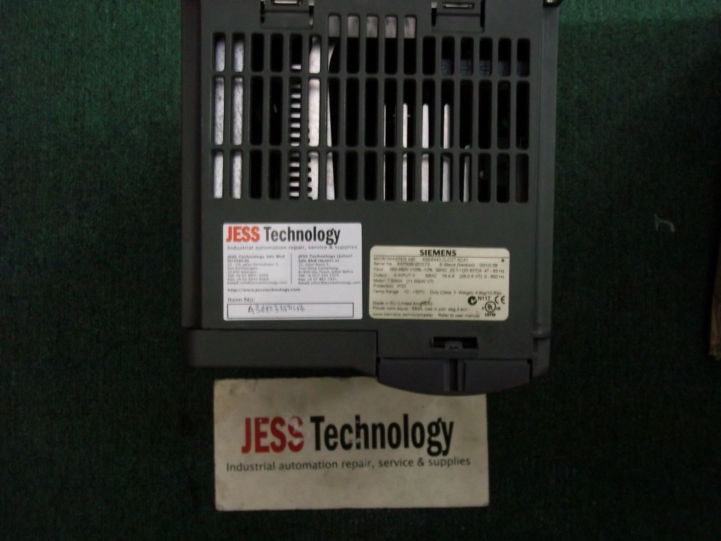Image #2 of Repair 6SE6440-2U27-5CA1 SIEMENS MICROMASTER 440 in Malaysia, Singapore, Thailand, Indonesia