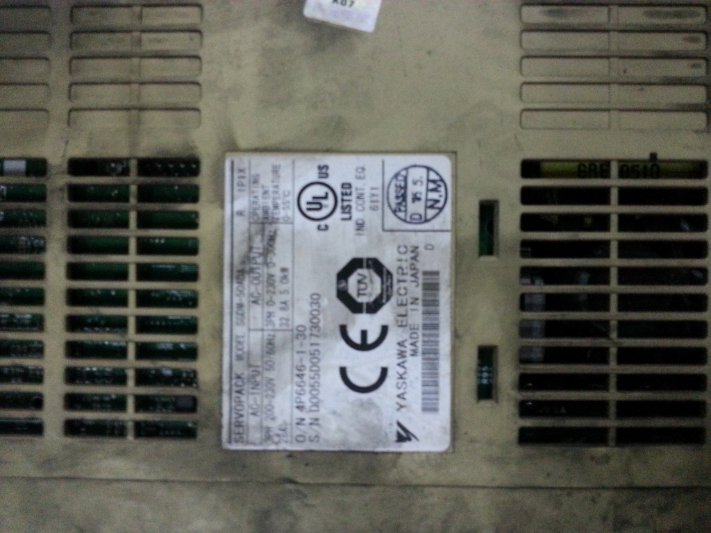 Image #2 of Repair SGDM-50ADA YASKAWA YASKAWA SERVOPACK in Malaysia, Singapore, Thailand, Indonesia