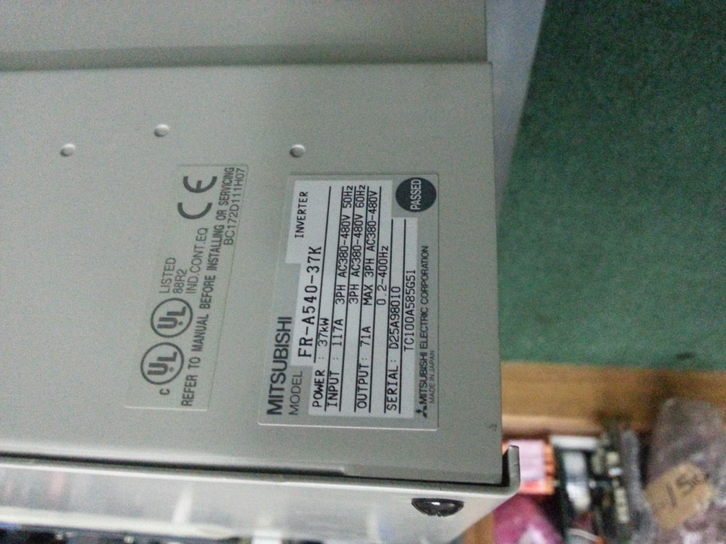 Image #1 of Repair FR-A540-37K MITSUBISHI MITSUBISHI FREQROL-A500 in Malaysia, Singapore, Thailand, Indonesia