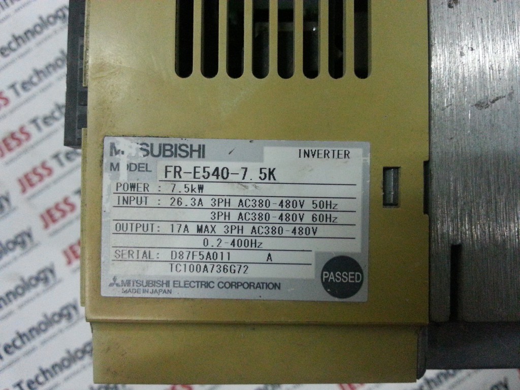 Image #2 of Repair FR-E540-7.5K MITSUBISHI MITSUBISHI INVERTER in Malaysia, Singapore, Thailand, Indonesia