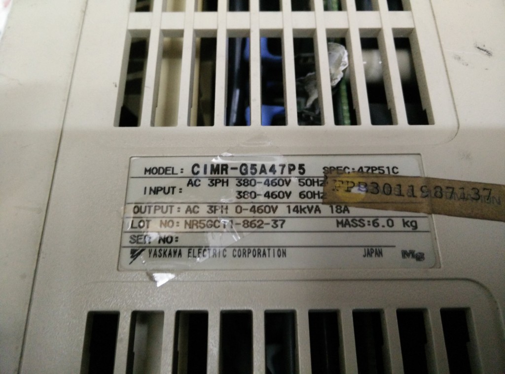 Image #1 of Repair CIMR-G5A47P5 YASKAWA YASKAWA INVERTER 616G5 in Malaysia, Singapore, Thailand, Indonesia