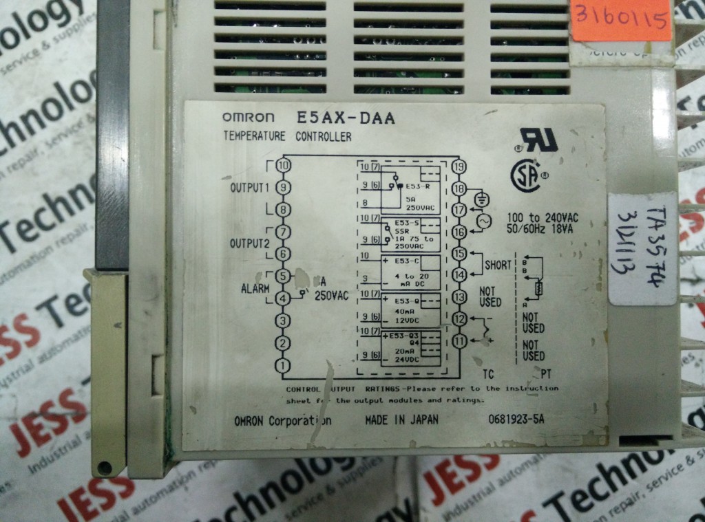 Image #1 of Repair E5AX-DAA OMRON OMRON TEMPERATURE CONTROLLER in Malaysia, Singapore, Thailand, Indonesia