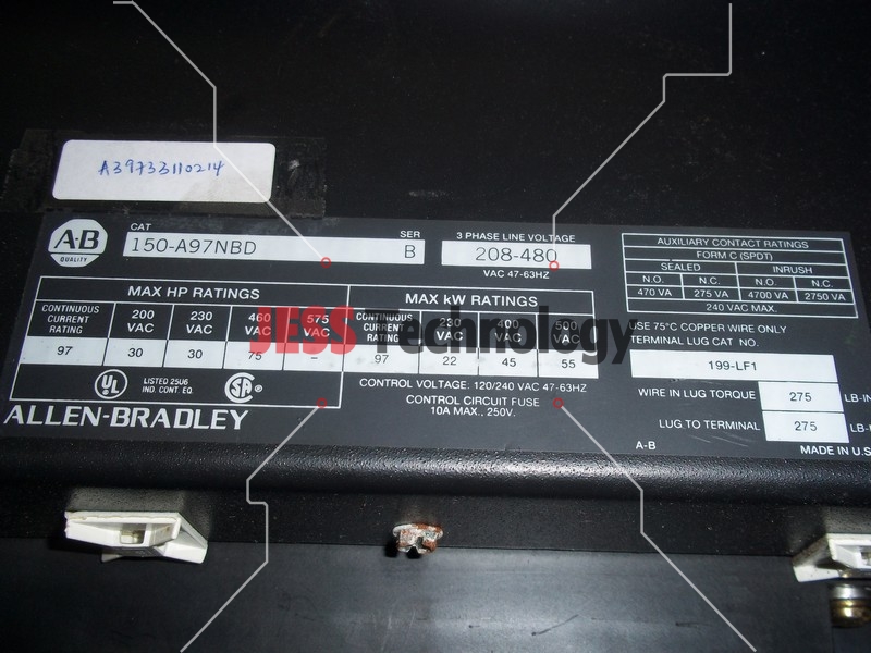 Image #1 of Repair ALLEN BRADLEY 150-A97NBD ALLEN BRADLEY in Malaysia, Singapore, Thailand, Indonesia
