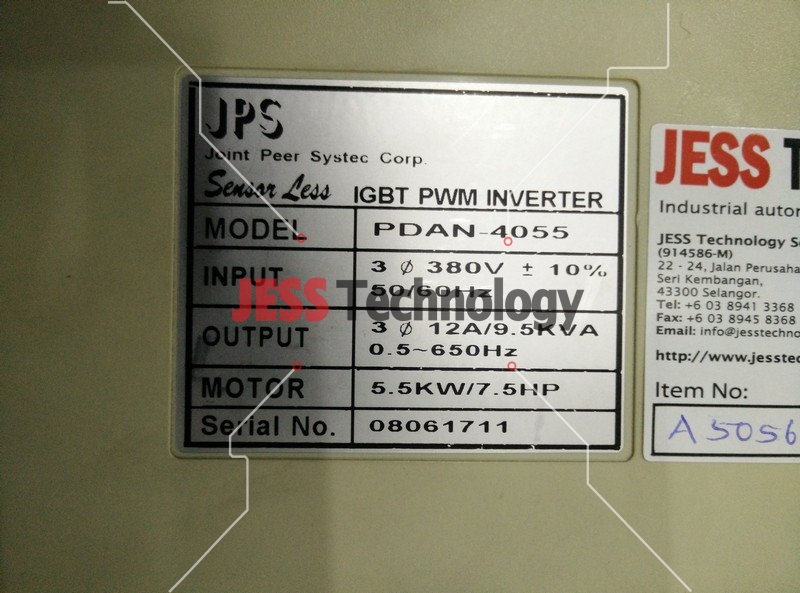 JESS Repair Service in Malaysia Repair JPS JPS INVERTER PDAN4055, Best Repair Services in