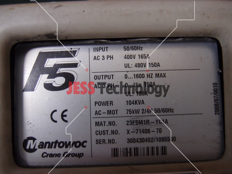 Image #2 of Repair MANITOWOC 23F5M1R-YC1A MANITOWOC F5 INVERTER in Malaysia, Singapore, Thailand, Indonesia