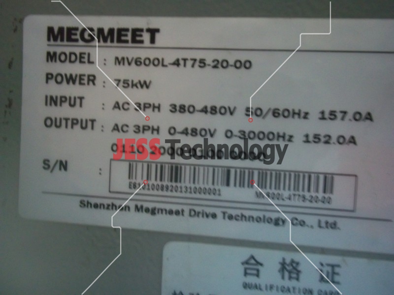 Image #3 of Repair MEGMEET MV600L-4T75-20-00 MEGMEET INVERTER (75kW) in Malaysia, Singapore, Thailand, Indonesia
