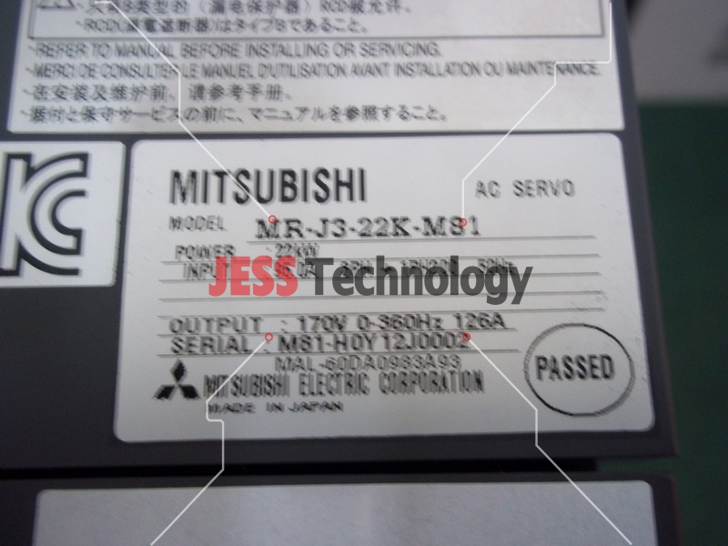Image #3 of Repair MITSUBISHI MR-J3-22K-M81 MITSUBISHI AC SERVO in Malaysia, Singapore, Thailand, Indonesia