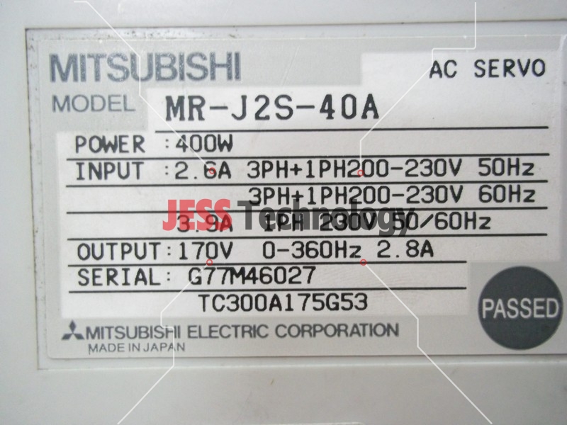 Image #4 of Repair MITSUBISHI MR-J2S-40A MITSUBISHI AC SERVO in Malaysia, Singapore, Thailand, Indonesia