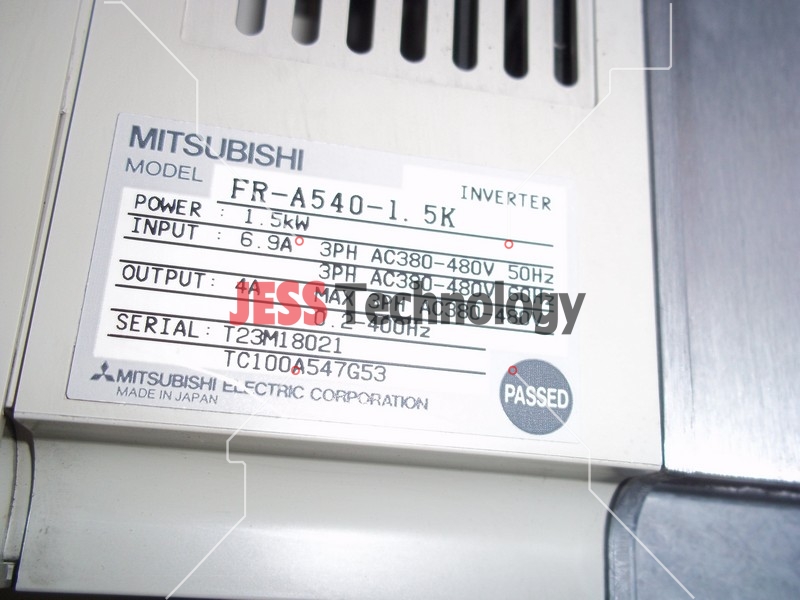 Image #4 of Repair MITSUBISHI FR-A540-1.5K MITSUBISHI FREQROL-A500 (FR-A540-1.5K) in Malaysia, Singapore, Thailand, Indonesia