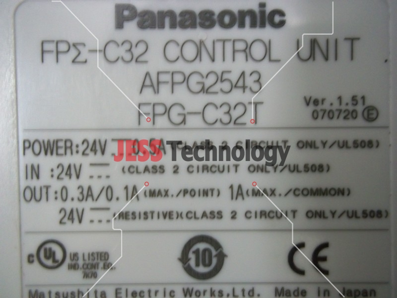 Image #3 of Repair PANASONIC AFPG2543 PLC CONTROLLER PANASONIC in Malaysia, Singapore, Thailand, Indonesia