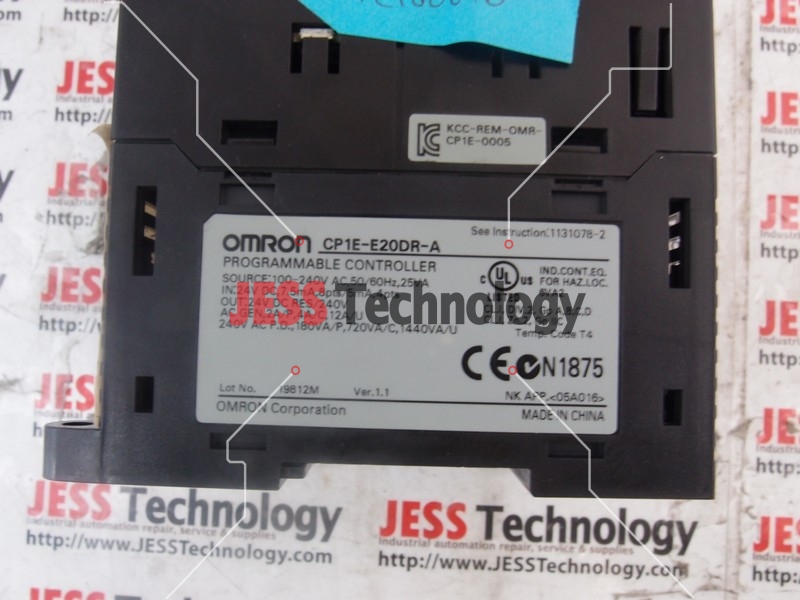 Image #1 of Repair PLC CP1E-E20DR-A OMRON PROGRAMMABLE CONTROLLER in Malaysia, Singapore, Thailand, Indonesia