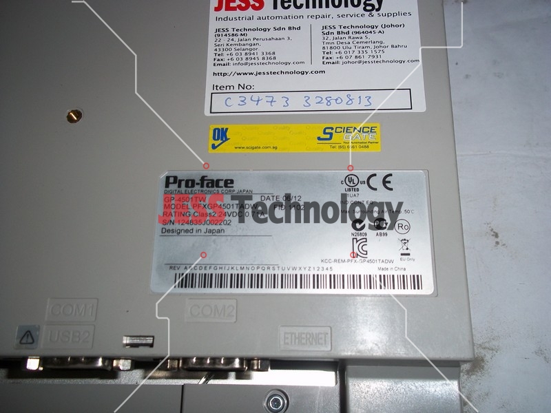 Image #2 of Repair PR0-FACE GP-450ITW PRO-FACE LCD DISPLAY (GP-450ITW) in Malaysia, Singapore, Thailand, Indonesia
