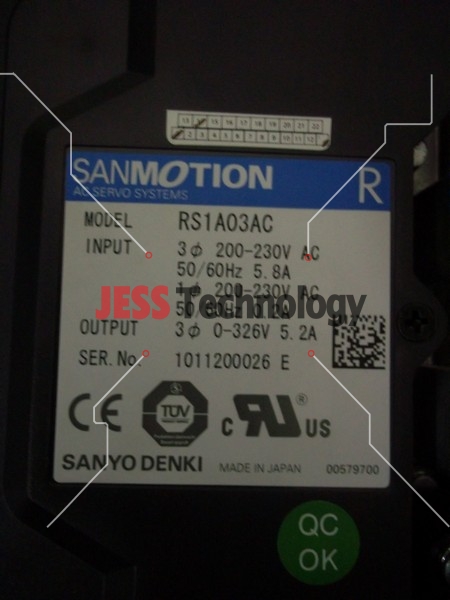 Image #3 of Repair SANYO RS1A03AC SANYO DENKI SERVO AMPLIFIER in Malaysia, Singapore, Thailand, Indonesia