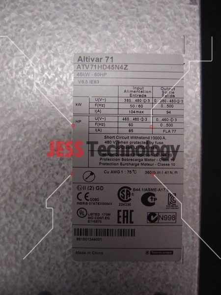 Image #3 of Repair SCHNEIDER ATV71HD45N4Z SCHNEIDER ALTIVER 71 in Malaysia, Singapore, Thailand, Indonesia