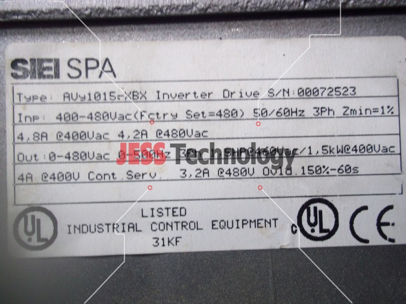 Image #3 of Repair SIEI AV91015-XBX SIEI SPA ARTDRIVE INVERTER DRIVE in Malaysia, Singapore, Thailand, Indonesia