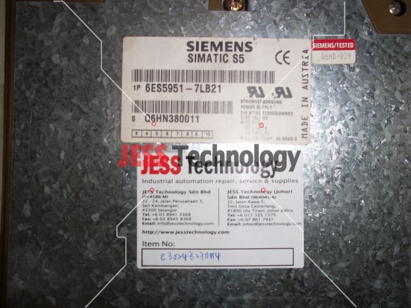 Image #4 of Repair SIMATIC 6SE5951-7LB21 SIEMENS SIMATIC S5 6SE5951-7LB21 in Malaysia, Singapore, Thailand, Indonesia
