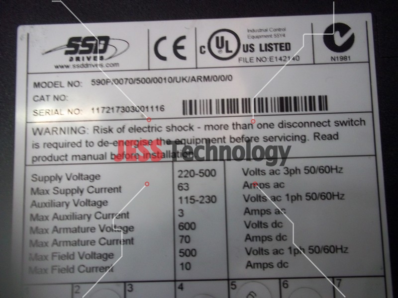 Image #2 of Repair PARKER 590P/0070/500/0010/UK/ARM/0/0/0 SSD DRIVE in Malaysia, Singapore, Thailand, Indonesia