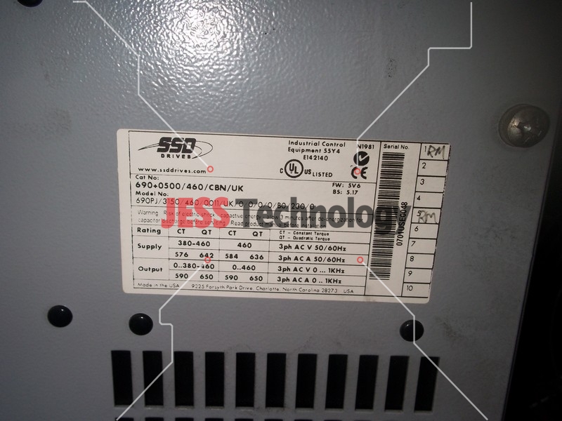 Image #2 of Repair PARKER 690PJ/31501460/0011/UK/0/0/0/0/80/230/0 SSD DRIVE in Malaysia, Singapore, Thailand, Indonesia