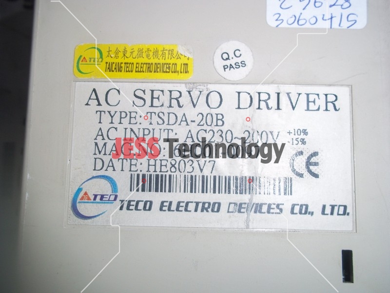 Image #3 of Repair TECO TSDA-20B TECO SERVO DRIVER in Malaysia, Singapore, Thailand, Indonesia