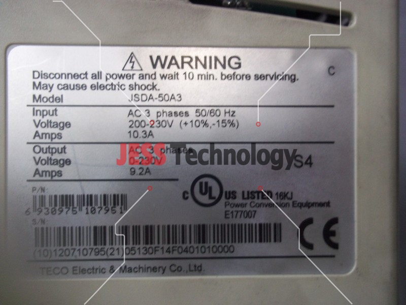 Image #3 of Repair TECO JSD-50A3 TECO SERVO DRIVER in Malaysia, Singapore, Thailand, Indonesia