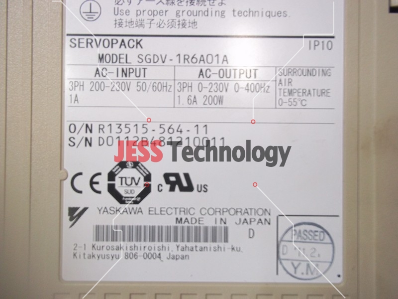 Image #3 of Repair YASKAWA SGDV-1R6A01A YASKAWA SERVOPACK in Malaysia, Singapore, Thailand, Indonesia