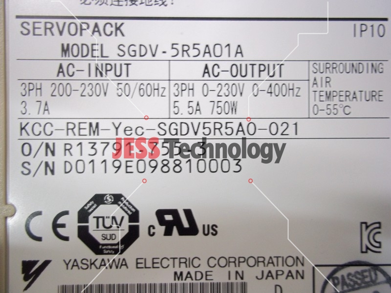 Image #4 of Repair YASKAWA SGDV-5R5A01A YASKAWA SERVOPACK in Malaysia, Singapore, Thailand, Indonesia
