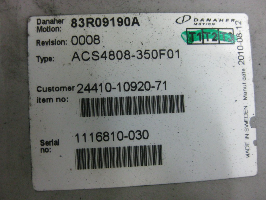 Image #2 of Repair DONAHER ACS4808-350F02 AC MOTOR CONTROLLER in Malaysia, Singapore, Thailand, Indonesia