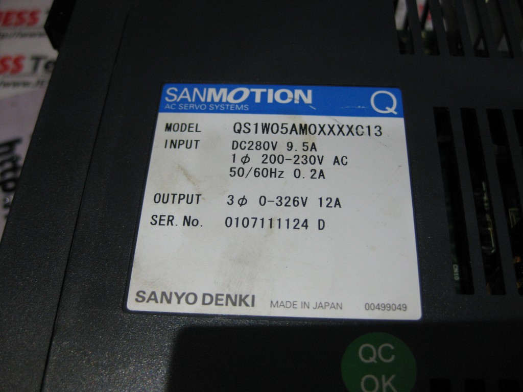 Image #1 of Repair SANYO DENKI QS1W05AM0XXXXC13 AC SERVO SANYO DENKI in Malaysia, Singapore, Thailand, Indonesia