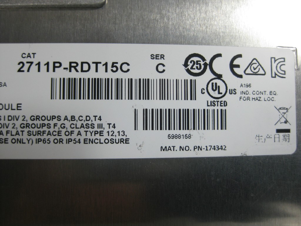 Image #4 of Repair ALLEN-BRADLEY 2711P-RDT15C PANEL VIEW in Malaysia, Singapore, Thailand, Indonesia