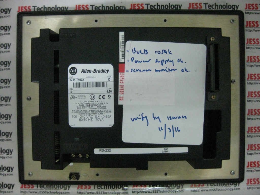 Image #3 of Repair Allen Bradley 2711-T10C1 PANEL VIEW 1000 in Malaysia, Singapore, Thailand, Indonesia