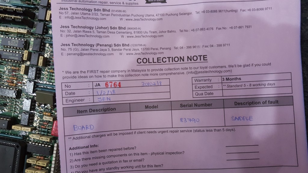 Image #4 of Repair - - BOARD in Malaysia, Singapore, Thailand, Indonesia