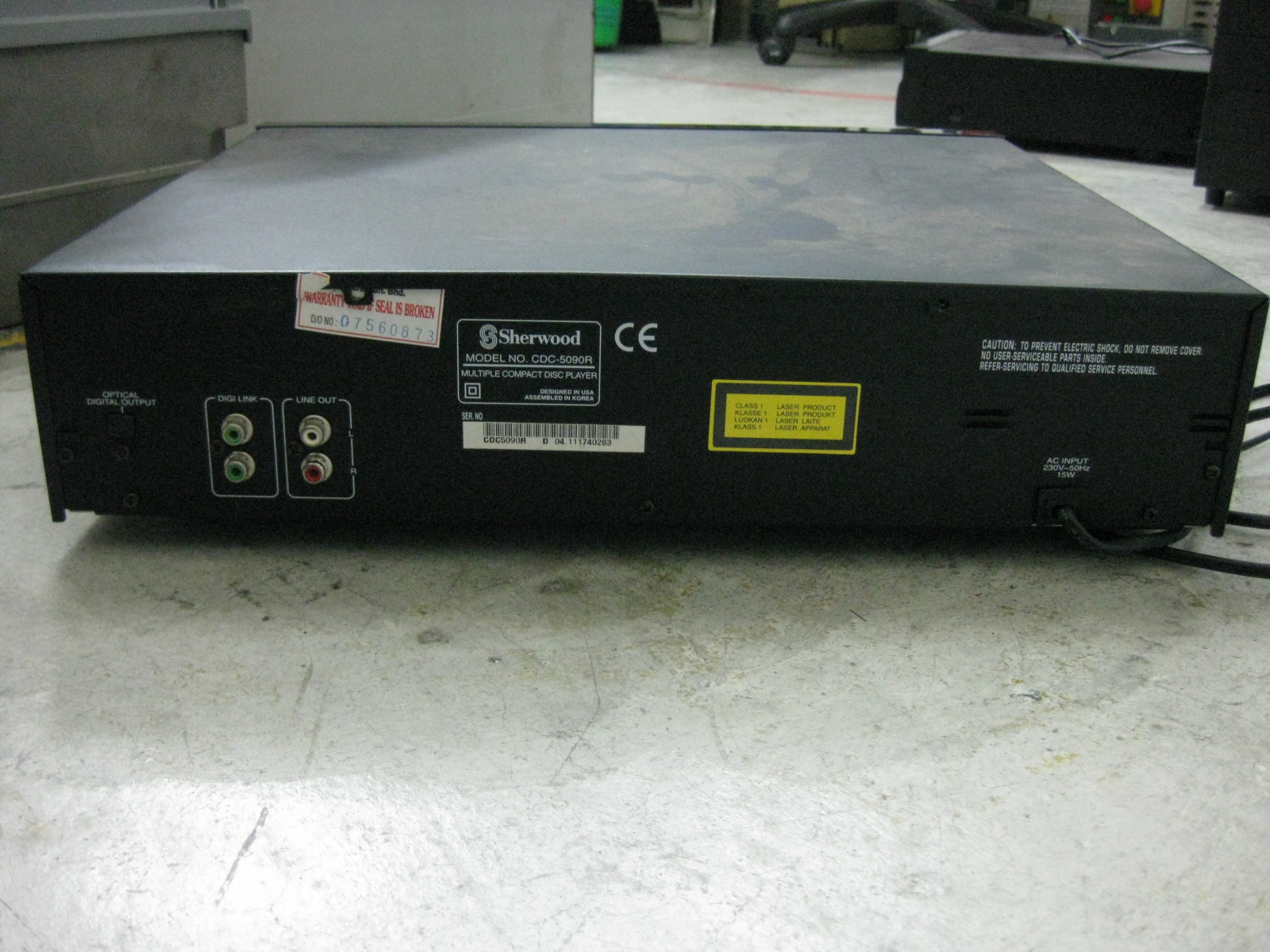 JESS Repair Service in Malaysia Repair COMPACT DISC PLAYER CDC5090R