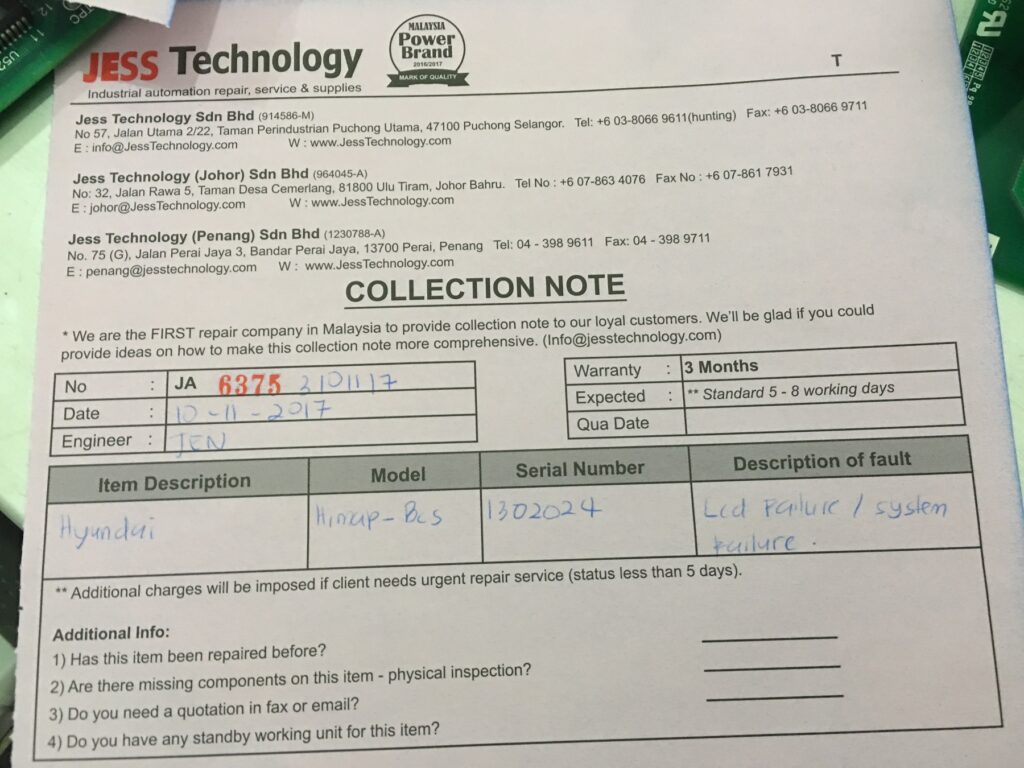Image #4 of Repair HYUNDAI HIMAP-BCS HYUNDAI DIGITAL METER in Malaysia, Singapore, Thailand, Indonesia