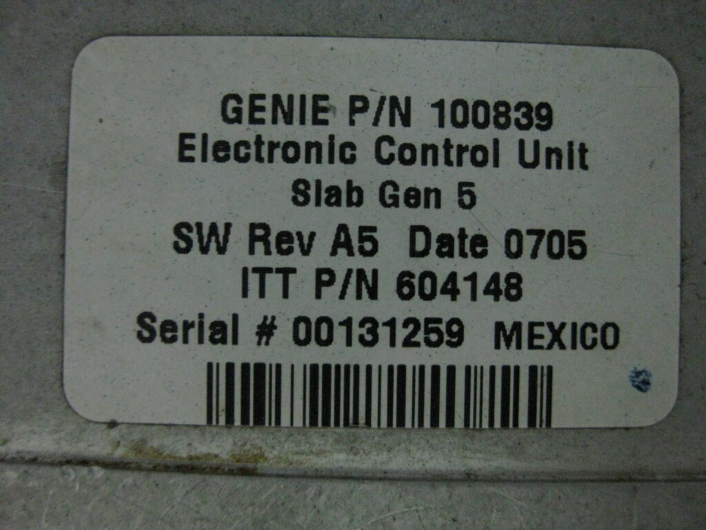 Image #3 of Repair - SW REV A5 ELECTRONIC CONTROL UNIT in Malaysia, Singapore, Thailand, Indonesia