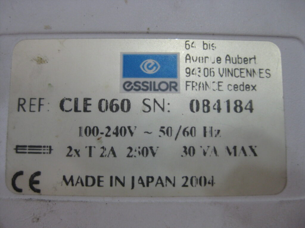 Image #1 of Repair ESSILOR CLE060 ESSILOR CLE 60 in Malaysia, Singapore, Thailand, Indonesia