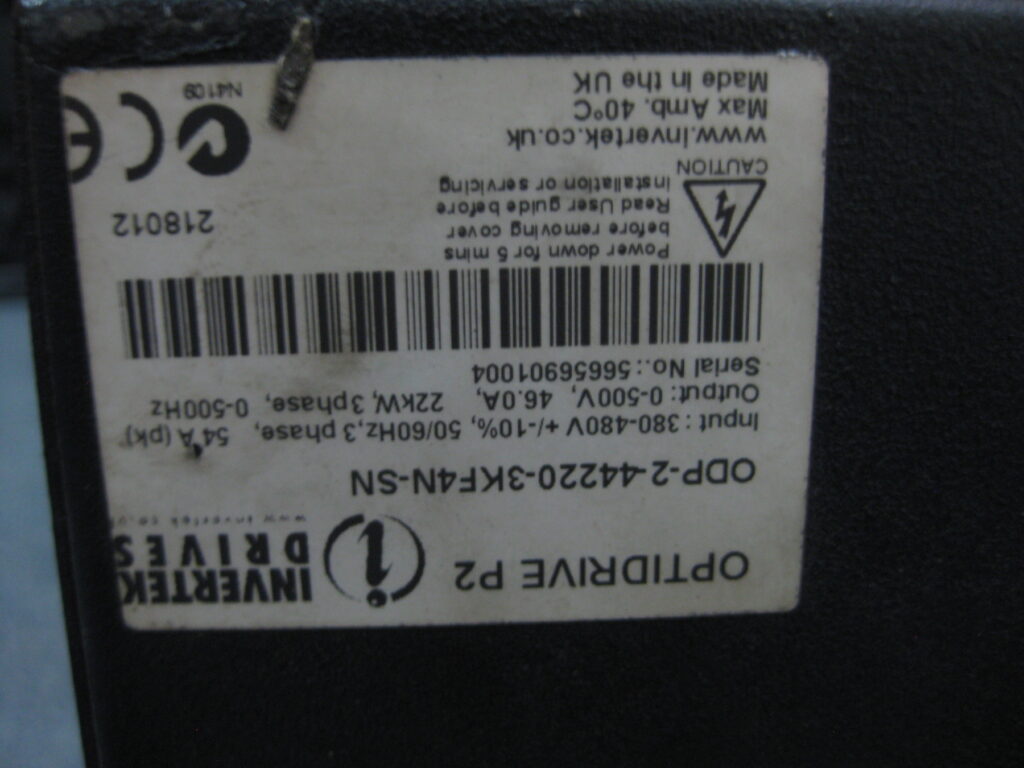 Image #1 of Repair INVERTEK ODP-2-44220-3KF4N-SN DRIVES INVERTER in Malaysia, Singapore, Thailand, Indonesia