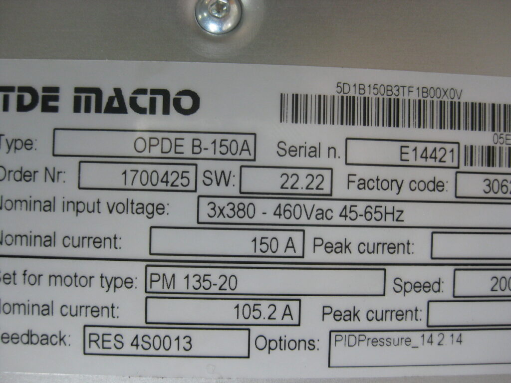 Image #1 of Repair OPDE TDE MACNO OPDEB-150A SERVO DRIVE in Malaysia, Singapore, Thailand, Indonesia