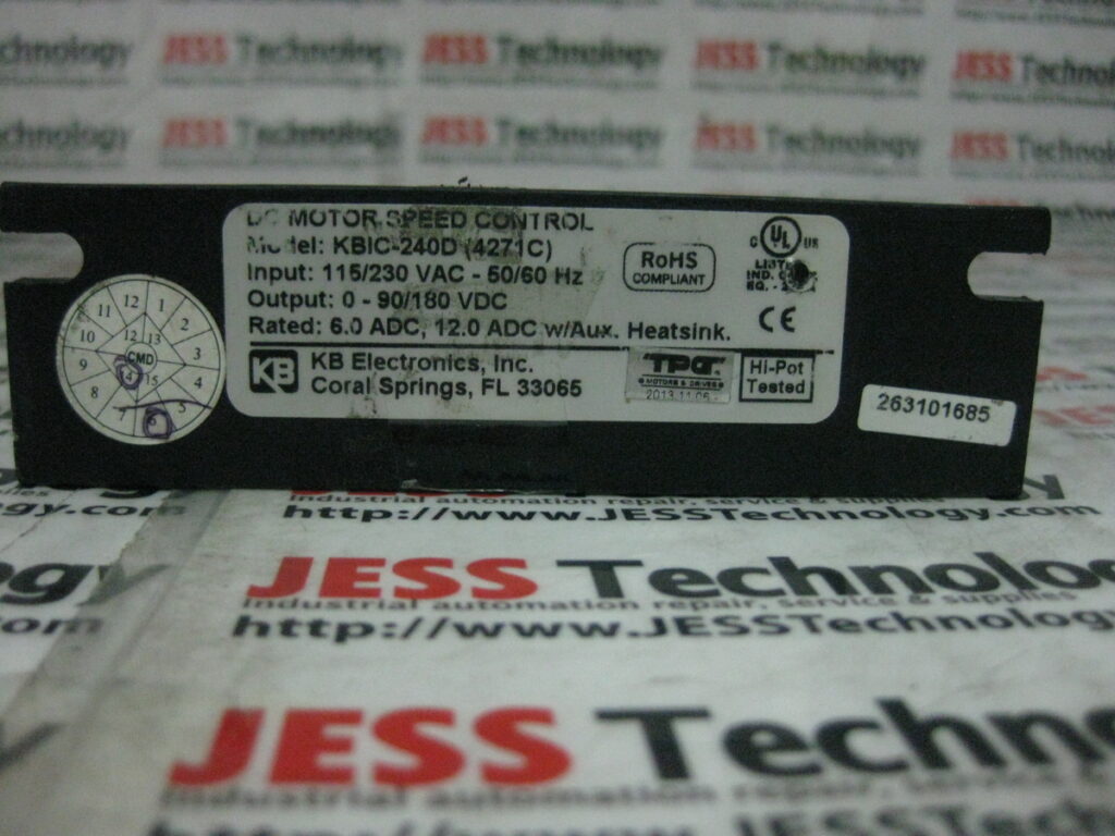 Image #1 of Repair KB Electronics KBIC-240D KB CONTROLLER in Malaysia, Singapore, Thailand, Indonesia