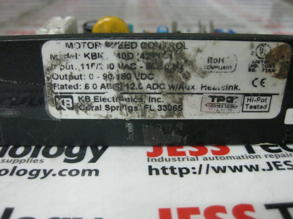 Image #2 of Repair KB Electronics KBIC-240D KB CONTROLLER in Malaysia, Singapore, Thailand, Indonesia