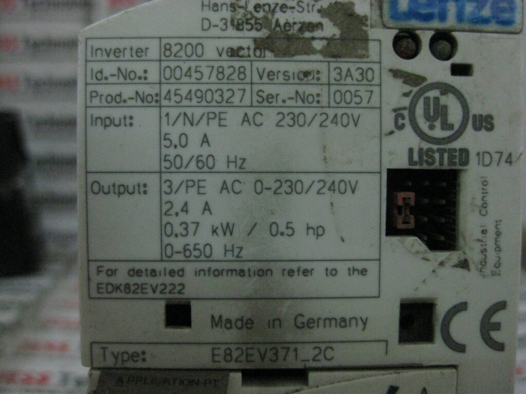 Image #1 of Repair Lenze E82EV371-2C INVERTER 0.37KW in Malaysia, Singapore, Thailand, Indonesia