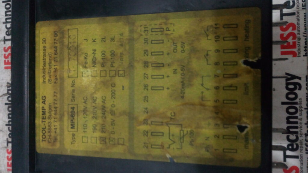Image #3 of Repair TOOL-TEMP AG MP-694 MICROPROCESSOR CONTROLLED in Malaysia, Singapore, Thailand, Indonesia