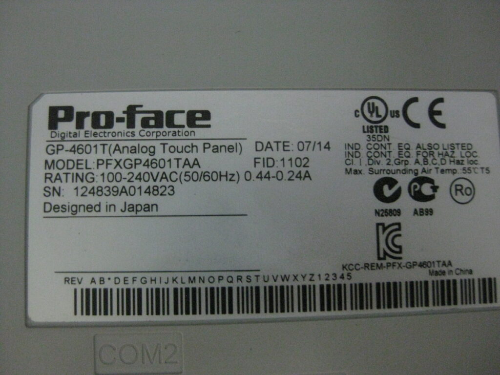 Image #1 of Repair PROFACE PFXGP4601TAA Touch Screen in Malaysia, Singapore, Thailand, Indonesia