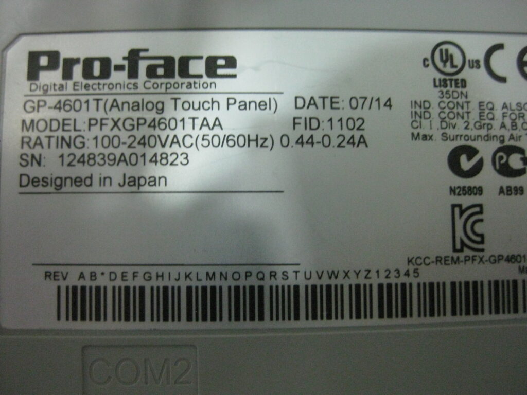 Image #1 of Repair PROFACE PFXGP4601TAA Touch Screen in Malaysia, Singapore, Thailand, Indonesia