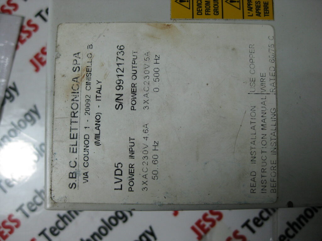 Image #4 of Repair S.B.C LVD5 SERVO DRIVE in Malaysia, Singapore, Thailand, Indonesia