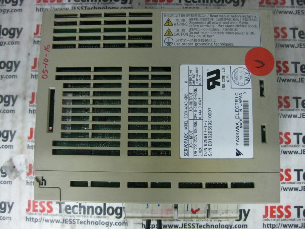 Image #1 of Repair Yaskawa SGDM-A3AC-SD2 SERVOPACK in Malaysia, Singapore, Thailand, Indonesia